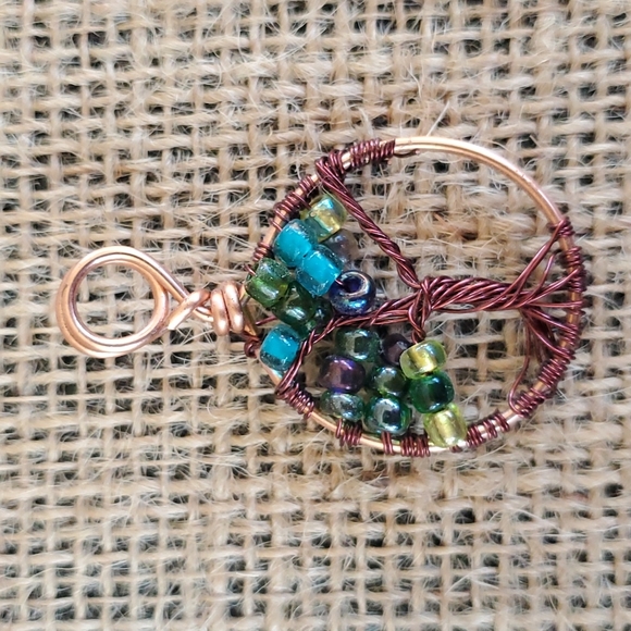 Handmade tree of life pendant - Picture 2 of 2